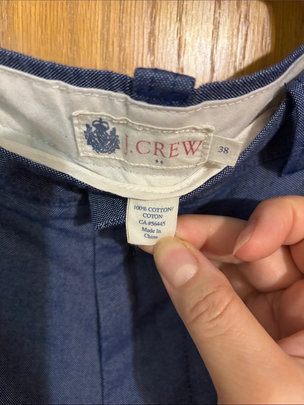 J. Crew Navy Flat-Front Cotton Blend Shorts100%cotton size 38